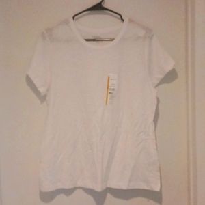 White Large casual t shirt